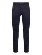Jeffrey Brushed Chino Designers Trousers Chinos Blue Morris