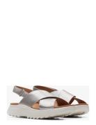 Dashlite Wish D Flate Sandaler Silver Clarks