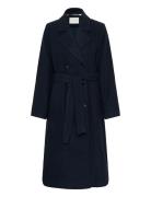 Kafanny Long Coat Outerwear Coats Winter Coats Navy Kaffe