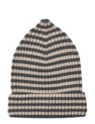 Beanie Topper Accessories Headwear Hats Beanie Grey Wheat