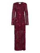 Kameyella C Dress Maxikjole Festkjole Burgundy Noella