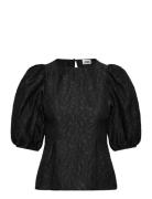 Ylja Blouse Tops Blouses Short-sleeved Black Twist & Tango
