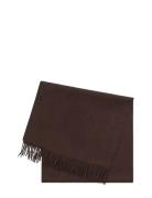Wool Woven Scarf Accessories Scarves Winter Scarves Brown GANT