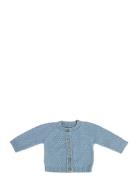 Cardigan, Ao Rabbits, Merino Wool, Powder Tops Knitwear Cardigans Blue...