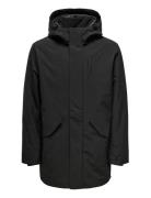 Onssayn Waterproof Stretch Parka Otw Parkas Jakke Black ONLY & SONS