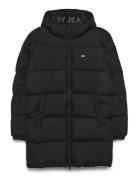 Tjm Essential Down Parka Ext Parkas Jakke Black Tommy Jeans