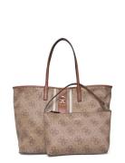 Erenia Large 2 In 1 Tote Bags Totes Beige GUESS