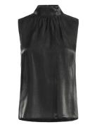 Fryolanda Top 1 Tops Blouses Sleeveless Black Fransa