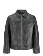 Jorclean Leather Jacket Styd Aw25 Skinnjakke Skinnjakke Black Jack & J...
