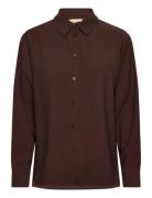 Daily Shirt Chocolate Taupe Tops Shirts Long-sleeved Brown A Part Of T...