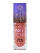 Revolution Sunset Shimmer Bomb Orange Sunset Lipgloss Sminke Orange Re...