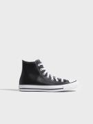 Converse - Høye sneakers - Black - Chuck Taylor All Star Leather - Sne...