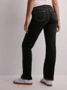 Abrand Jeans - Straight leg jeans - Black - 99 Low Straight Ebon - Jea...