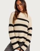 Vero Moda - Rutete/Stripete - Vmhilda Ls Highneck Pullover Ga Noo