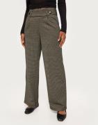 JDY - Multi/Mønstrete - Jdygeggo Mia Long Check Pant Jrs No