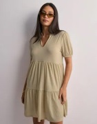 JDY - Beige - Jdyzoey S/S V Neck Dress Jrs Atk