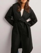 Vero Moda - Svart - Vmanne Bergen Coat Lcs