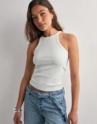 Vero Moda - Hvit - Vmchloe Short Tank Top Ga Jrs Noos