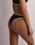 Nelly - Svart - Contrast Bikini Panty