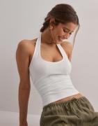 Nelly - Hvit - Perfect Halterneck Top