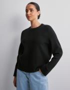 OBJECT - Svart - Objreynard Square Sleeve O-Neck Noo