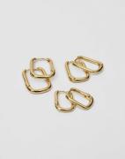 Pieces - Gull - Pcnia Earrings 3-Pack D2D