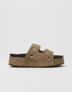Inuikii - Beige - Slipper Suede Studs