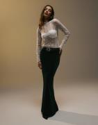 Nelly - Svart - Velvet Mermaid Skirt