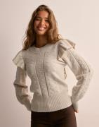 OBJECT - Beige - Objjulia Knit L/S Re Pullover 134