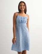 Vero Moda - Blå - Vmodette Sl Short Dress Wvn Ga