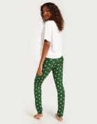 Only - Grønn - Onlliga X-Mas Nightwear Set