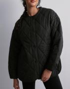 Pieces - Svart - Pcstella Quilted Jacket Noos Bc