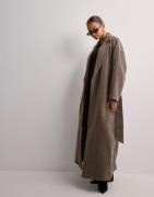 OBJECT - Brun - Objclara Oversize Wool Coat a Div