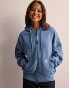 Polo Ralph Lauren - Blå - Wrkwr Flc Fz-Long Sleeve-Sweatshirt