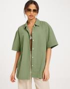 JJXX - Grønn - Jxliva Oversized Ss Shirt Wvn