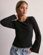OBJECT - Svart - Objadeline L/S Top 132