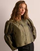 Malina - Gull - Zoey Double pouf sleeve blouse