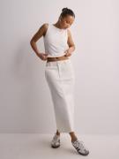 OBJECT - Hvit - Objtalia Hw Twill Skirt 132