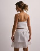 Vero Moda - Hvit - Vmnatali Hw Short Lace Skirt Wvn Ga