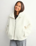 Only - Hvit - Onlaspen Life Teddy Jacket Otw