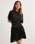 Vero Moda - Svart - Vmstacy Mw Mini Skirt Jrs Exp