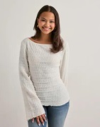 Nelly - Hvit - Elegant Structure Ls Top
