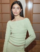 Nelly - Grønn - Elegant Structure Ls Top