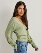Nelly - Grønn - Soft Plunge LS Top