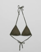 BECKSÖNDERGAARD - Grønn - Polka Dot Bel Bikini Top