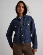 Pieces - Blå - Pcelma Denim Jacket Noos Bc
