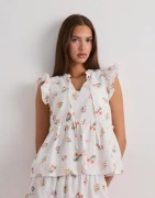 Pieces - Blomstrete - Pcemma Sl Top Wvn Noos Bc