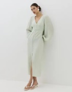 Nelly - Grønn - Smock Detail dress