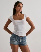 True Religion - Blå - Front Pocket Denim Mr Shorts F