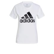 adidas T-Skjorte Essentials Big Logo - Hvit/Sort Dame